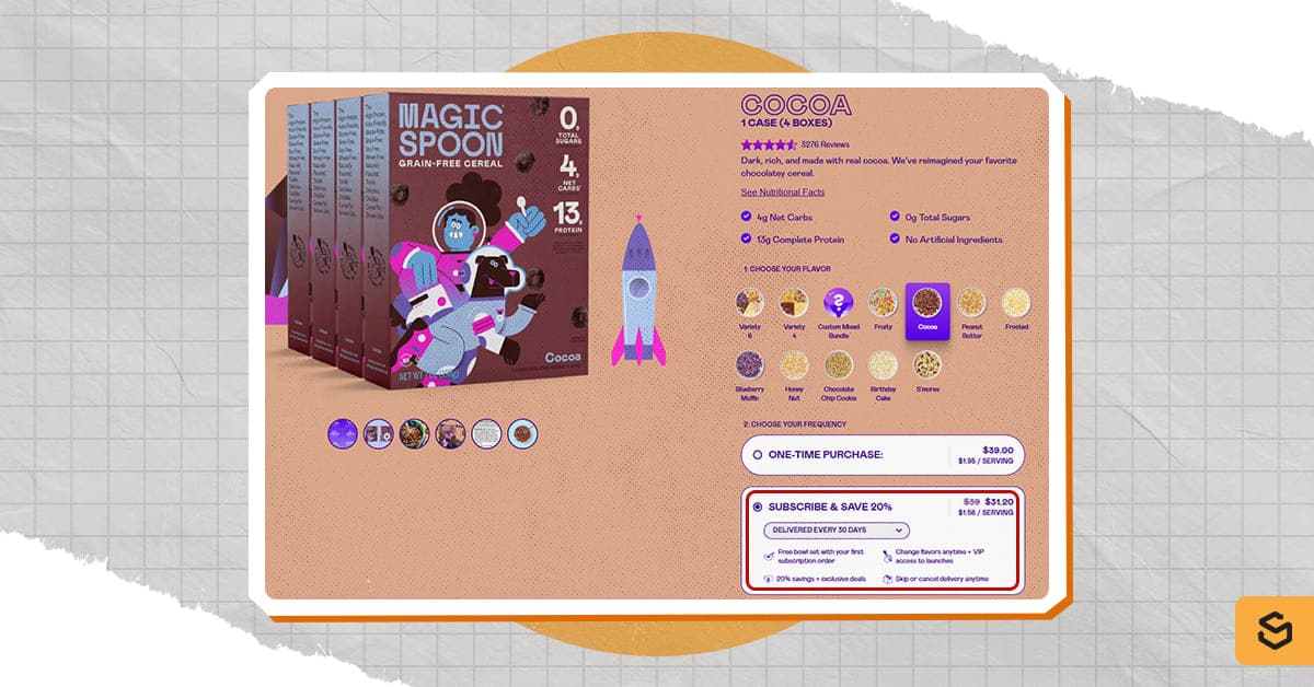 Magic Spoon subscription