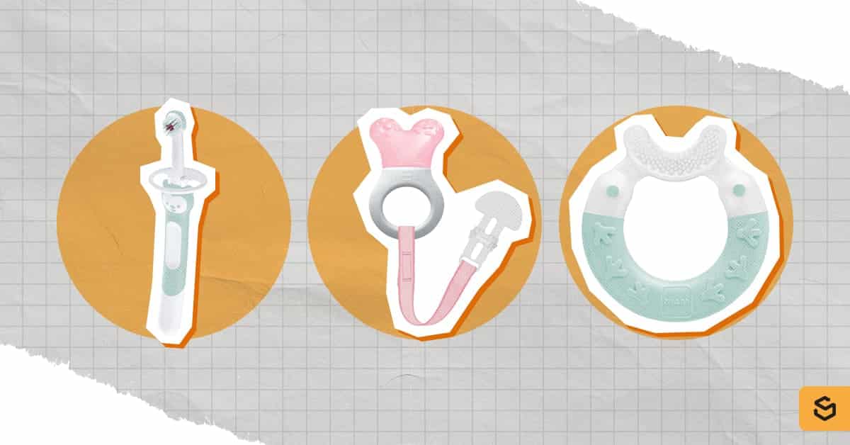 MAM Baby oral care and teethers