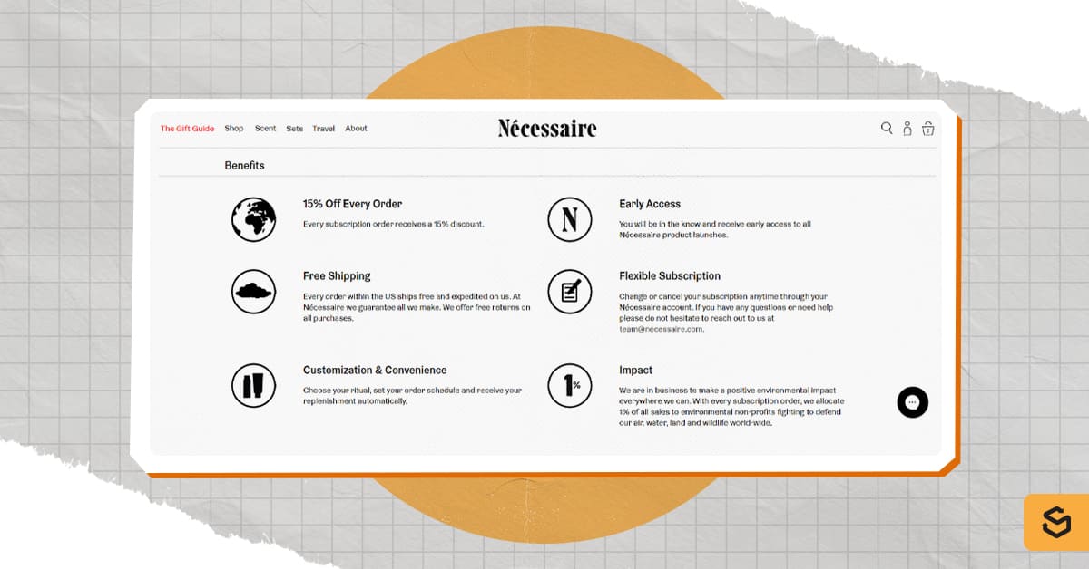 Necessaire subscription