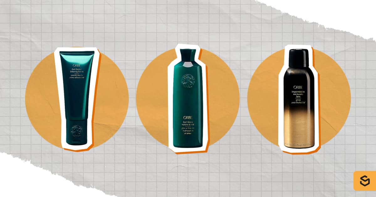 Oribe curl care and frizz control products