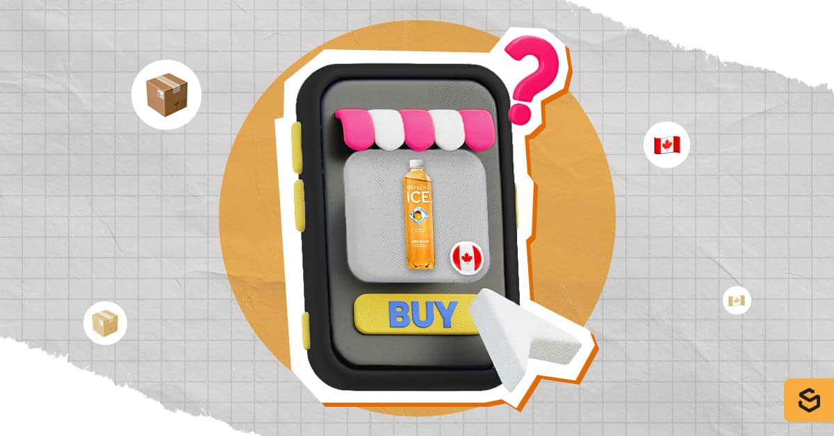 Sparkling Ice drink on a phone screen