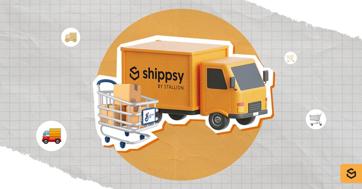 A Shippsy truck and General Mills shopping cart