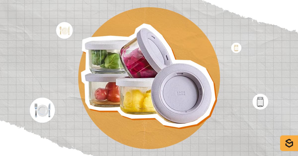 An image of Comotomo food containers