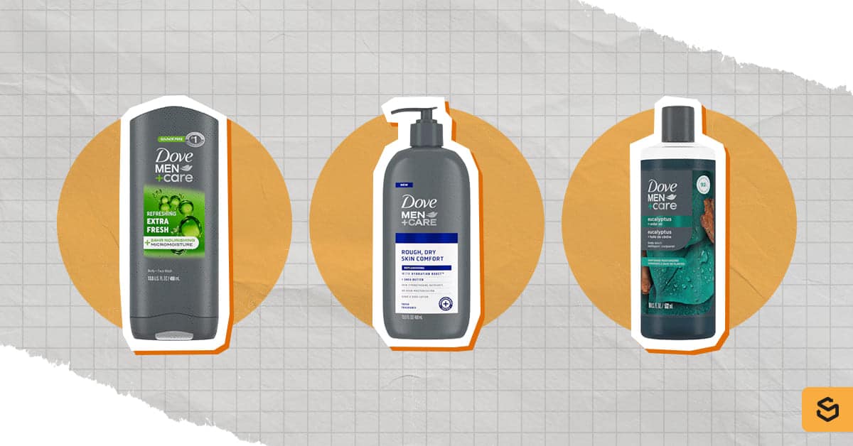 An image of Dove men products