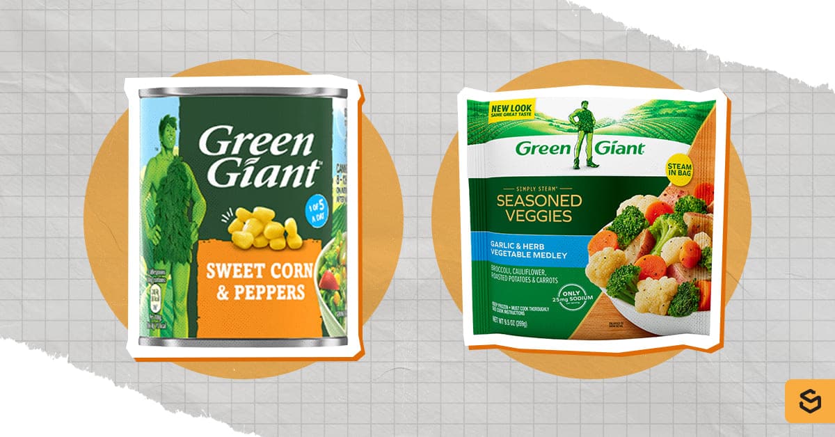 An image of General Mills frozen and canned vegetables