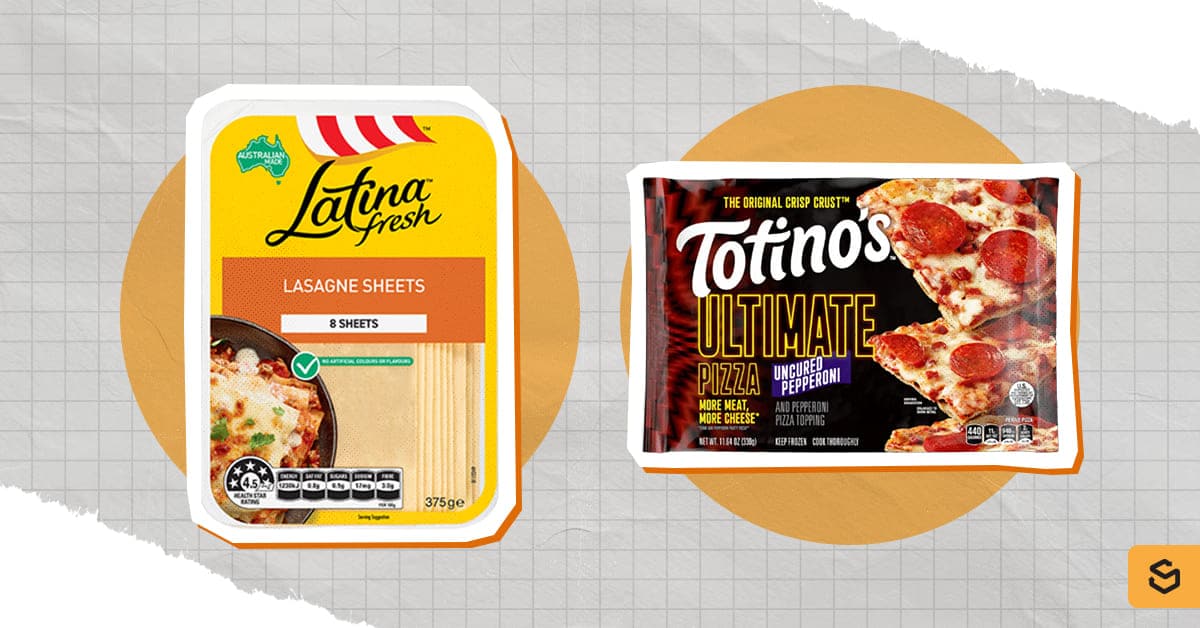 An image of General Mills pasta and pizza