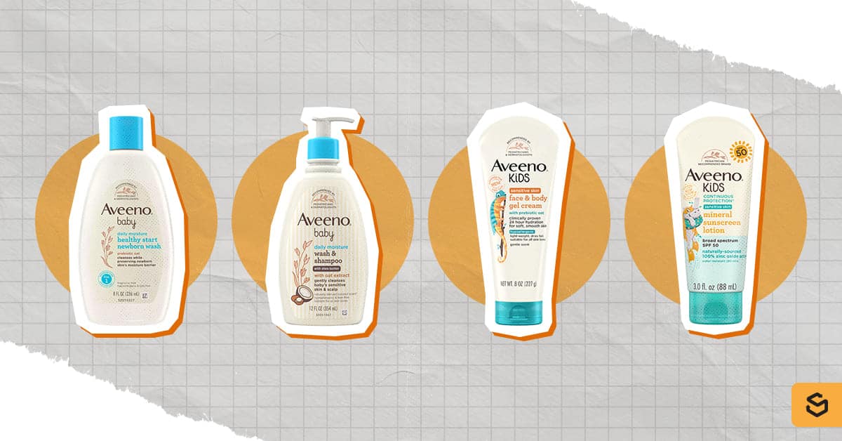 Aveeno kids and babies products