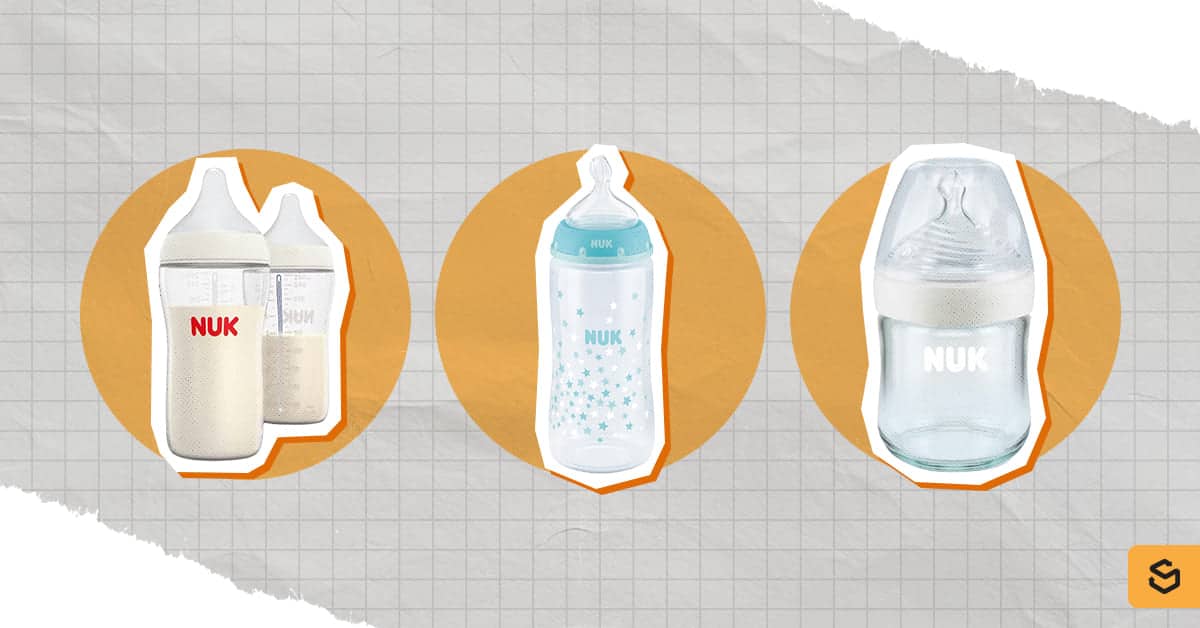 NUK baby bottles