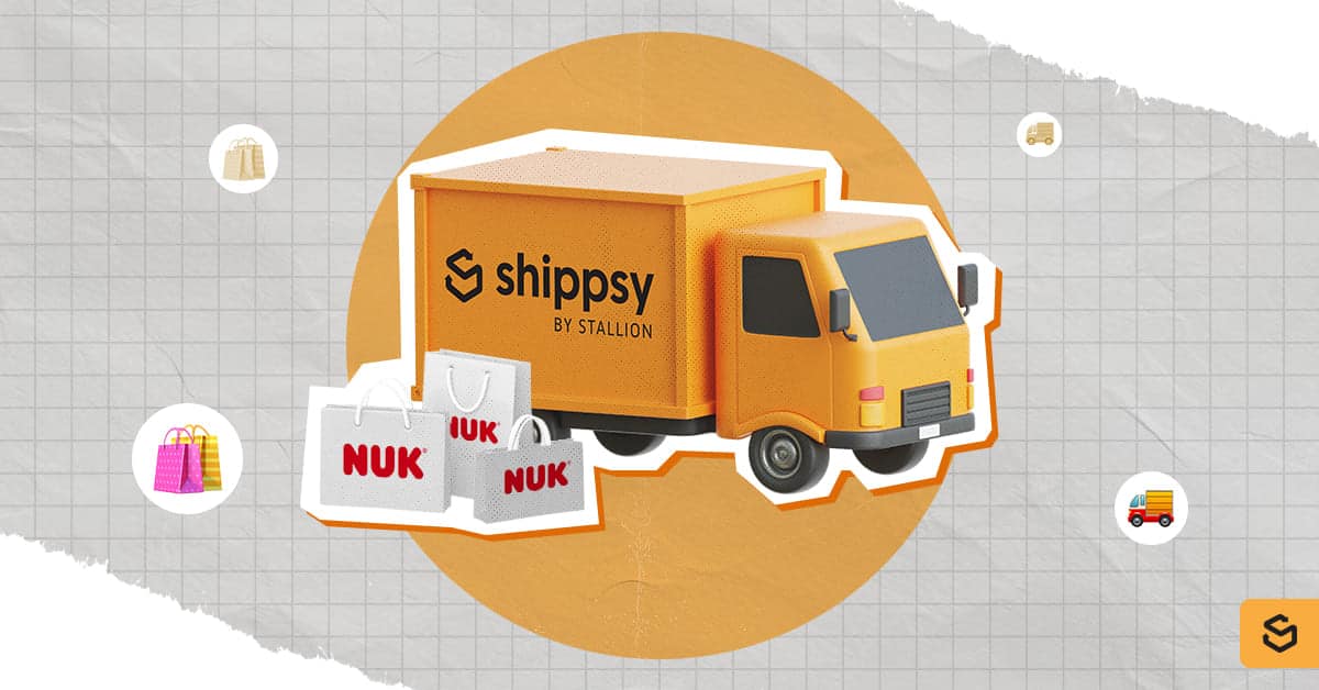 NUK shopping bags and a Shippsy truck