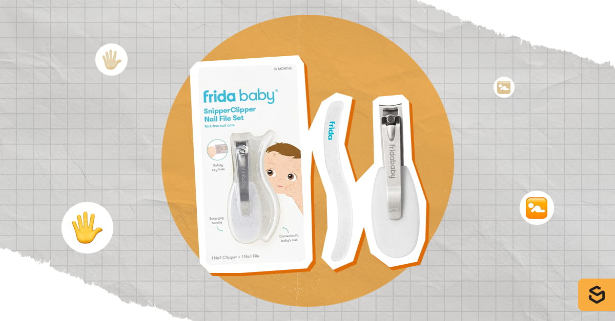Frida Baby NailFrida the SnipperClipper Set for safe nail trimming
