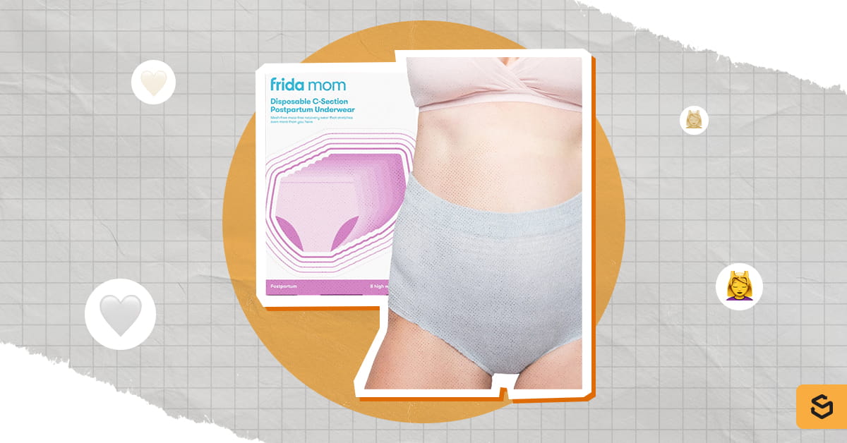 Frida Mom High-waist Disposable Postpartum Underwear for C-section mothers