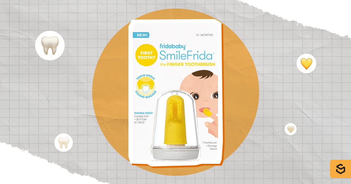 FridaBaby SmileFrida the Finger Toothbrush for newborn oral care